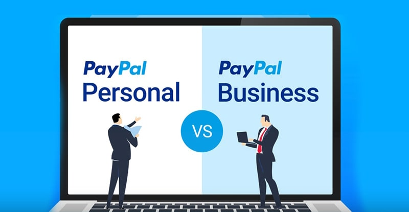 تفاوت حساب پی پال بیزینس و شخصی